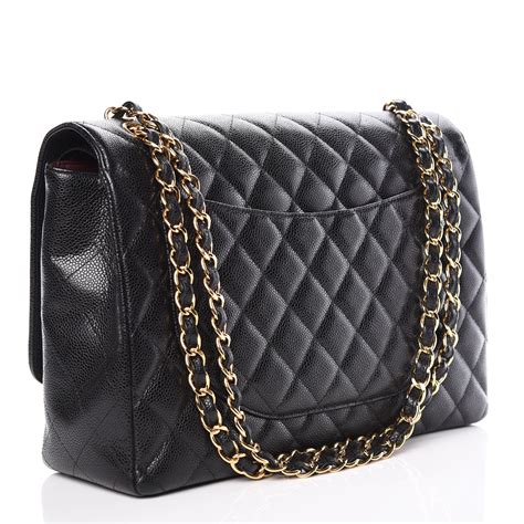 chanel oahu all about caviar|CHANEL Caviar Quilted Maxi Double Flap Black .